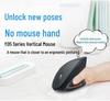 Bluetooth Rechargeable Silent Vertical Wireless Mouse for Laptop