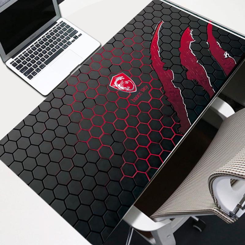 LOL Chicken Eating Gaming Mouse Pad with Shortcut Keys - Large Desk Pad for Office or Internet Cafe, Customizable Gift