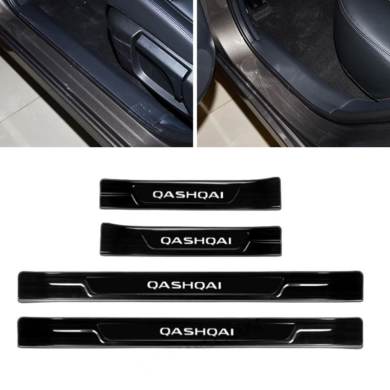 Edelstahl-Einstiegsleisten und Kofferraumschutzleiste für Nissan Qashqai