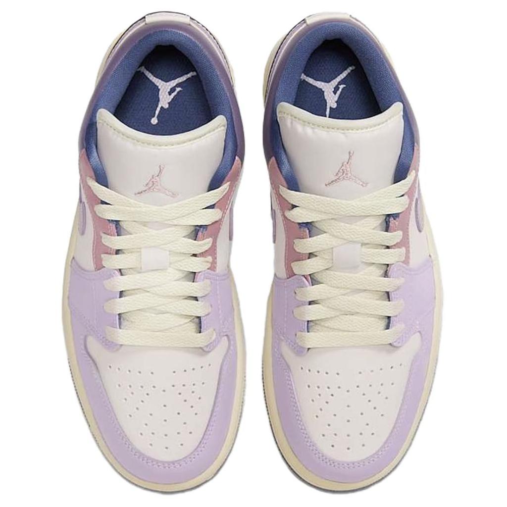 Air Jordan 1 Low Pasztell Szilva Női Sneakerek Lila Világos-Lágy-Rózsaszín Szilva-Köd DZ2768-651