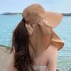 New Summer Outdoor Cycling Tea Picking Breathable Neck Protection Shawl Hat Full Face Sunscreen Hat Big Edge Sun Hat