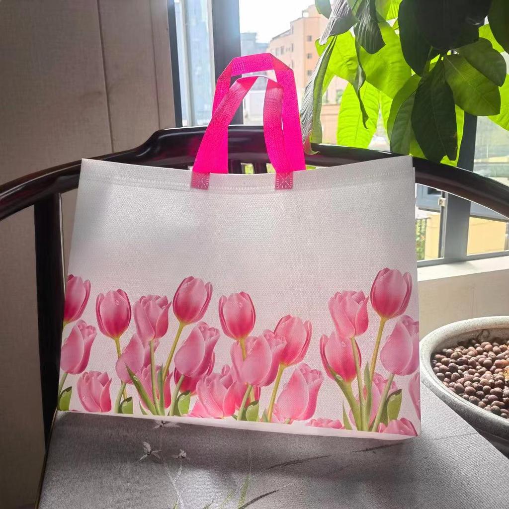 Färgglad Laminerad Vattentät Toteväska för Modekläder och Skor med Logotryck - Non-woven Presentförpackning