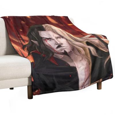 Castlevania Throw Blanket Thin Furrys Furry Plaid On the Sofa Blankets