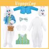 Alice im Wunderland Kaninchen Kinderkostüm aus Polyester für Bühnenauftritte von Kindern