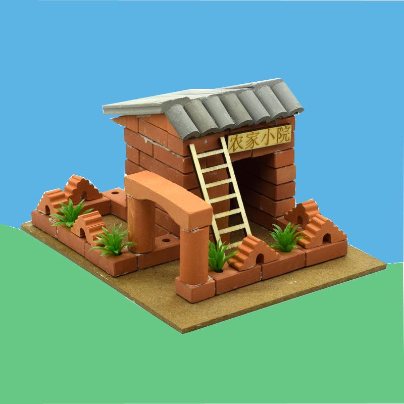 Little Bricklayer DIY Cement House Building Blocks - Educational Toy for Children