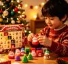 Christmas Advent Calendar 24 Days Squishy Toys, Cute Xmas Squeeze Fidget Toy Blind Box, Holiday Countdown Gift for Children