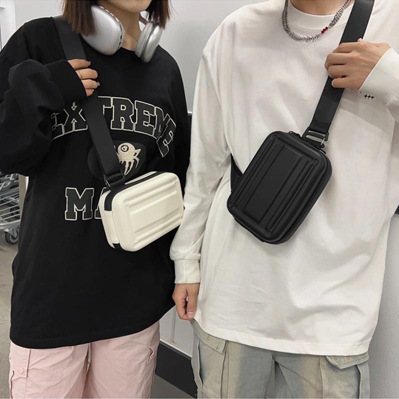 1pz Borsa unisex Borsa a spalla Borsa a tracolla borse donna fashi zippy catena borsa messenger scatola a mano piccola borsa