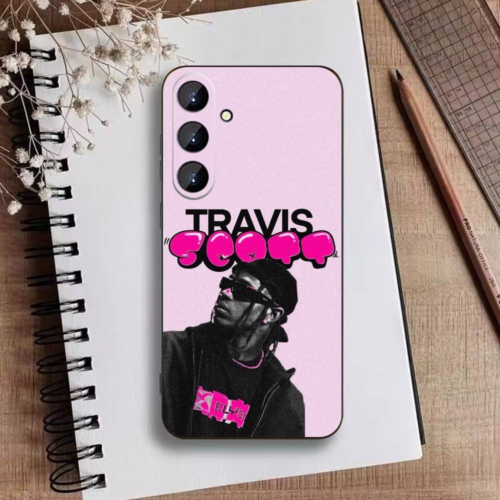 T-Travis S-ScottS Singer Phone Case For Samsung Galaxy A73,A21s,A22,A31,A52,A53,A71,A41Soft Black Shell