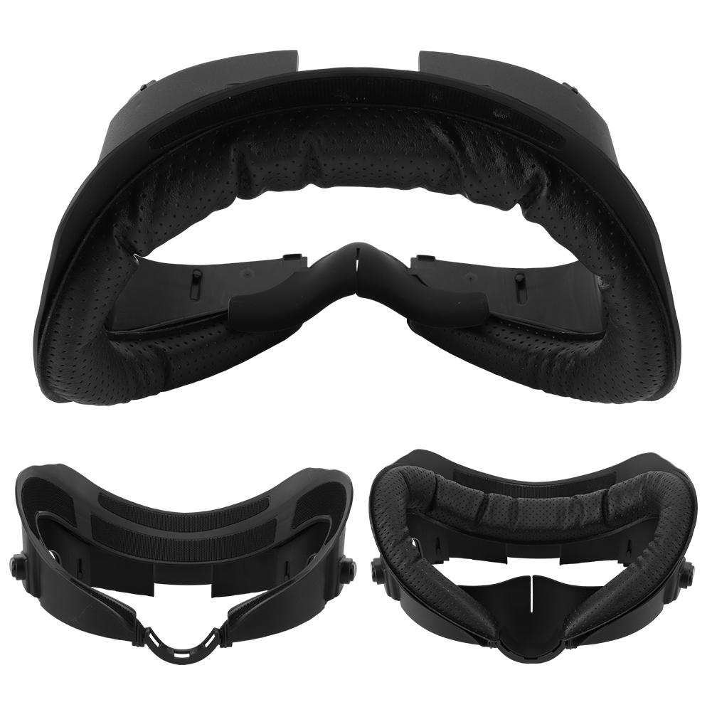 6 in 1 Face Facial Interface PU & Ice Silk Foam Face Cushion Anti-Leakage Nose Pad Lens Protector Lens Cloth for Oculus Quest 3