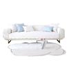 All Seasons Universal Solid Color Cotton Quilted Embroidered Sofa Cushion Modern Simple Non-slip Cotton Sofa Cushion Towel