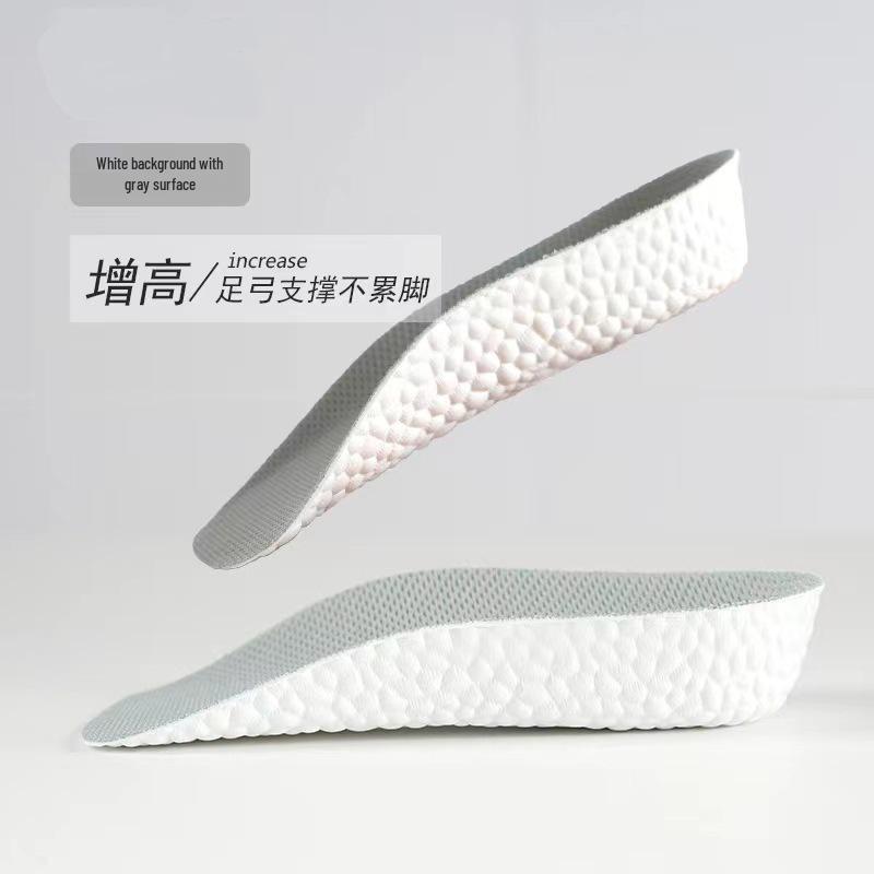 

Унисекс Невидимые стельки для увеличения роста на 7 точек, Дышащие полустельки для лета, Комфорт для спортивной обуви. 1.5CM Universal