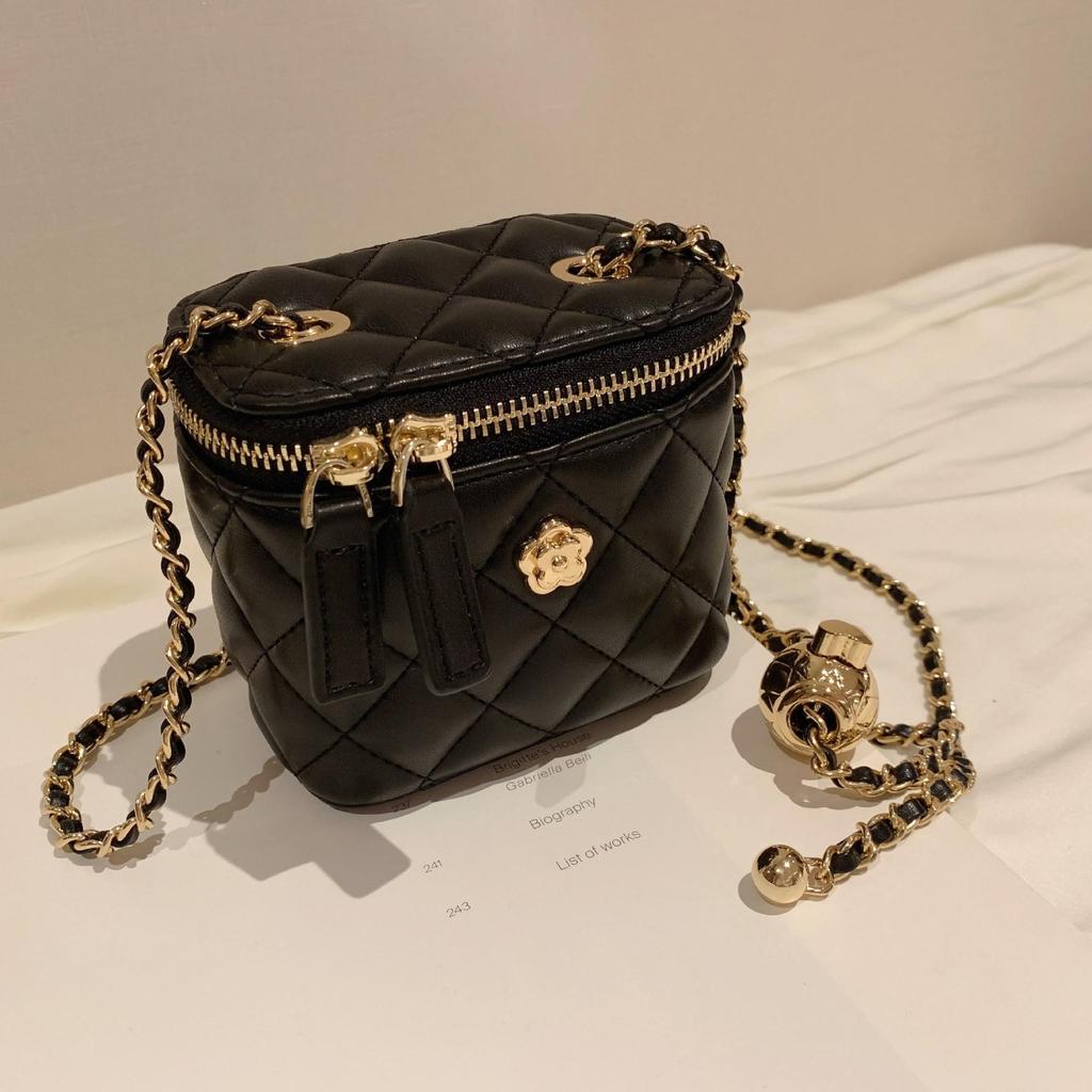 Camellia Ringer Chain Box Kleine Tasche Weibliche Mini One Shoulder Umhängetasche für Frauen