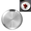 Runde Pizzaform aus Edelstahl Durchmesser 11,8 Zoll Runde Essteller aus gebürstetem Metall für Kuchen
