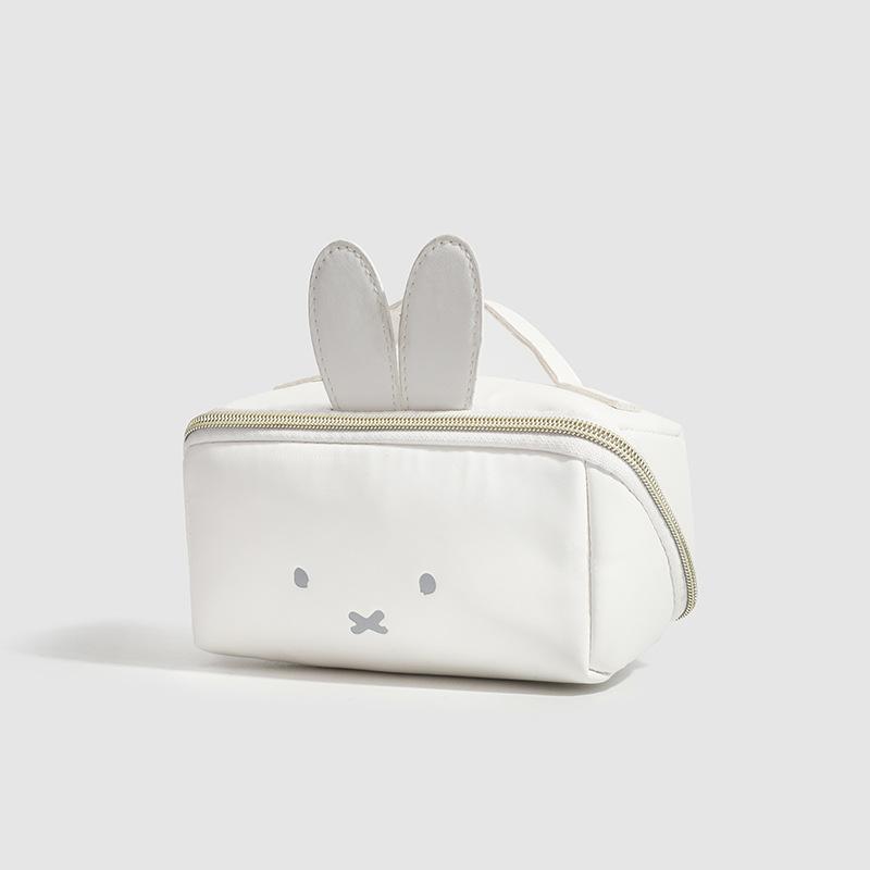Fashionable Rabbit-shaped Cute Handbag, Girls' Makeup Bag, Multi-functional Portable Washing and Storage Bag