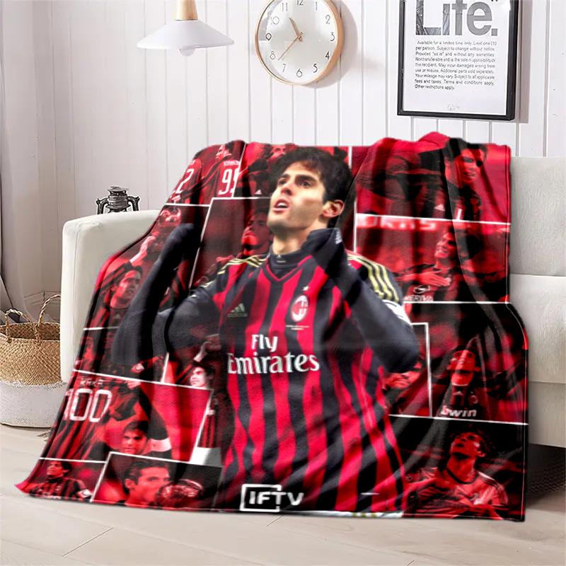 Former Associazione Calcio Milan Ricardo Izecson dos Santos Leite blanket Soft four season home bed office travel outdoor warm blanket L2