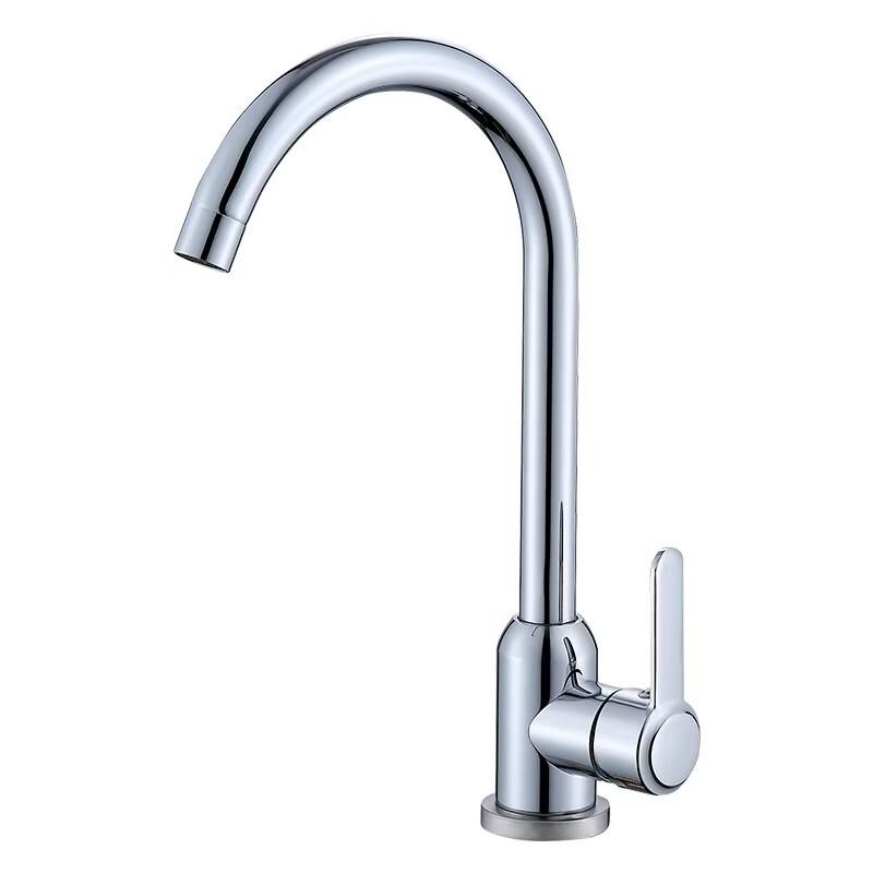 TLXT Stainless Steel Wall-Mounted Kitchen Faucet