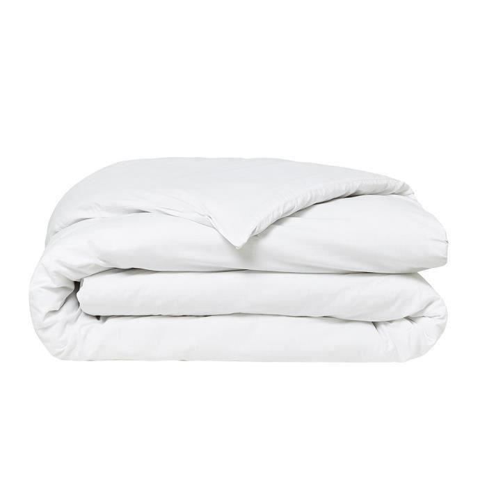 Duvet Cover TODAY Essential - 240 X 260 Cm - 2 Persons - 100% Plain Cotton - Chalk