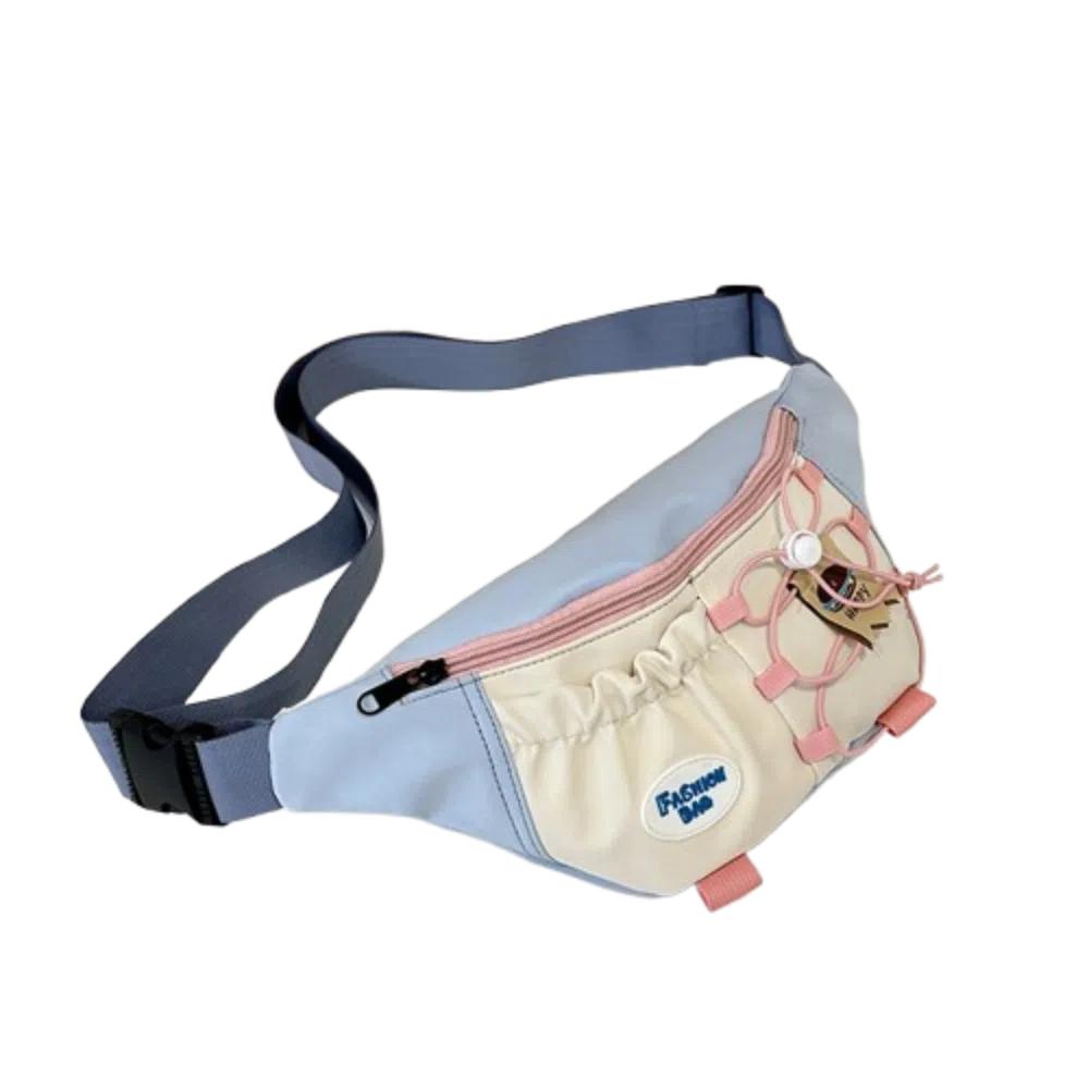 Girly Sports Single Shoulder Bag Japanese Style Fanny Pack Casual Crossbody Chest Bag  Gym