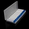 10 Slots Transparent Plastic Battery Organizer Hard Storage Box Container Holder Case for AAA/AA Batteries And Accessories