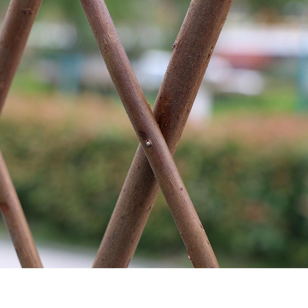 Gjerde Tregjerde Skjerm 40cm Trehageespalier Ekspanderende Klatring