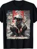 Samurai Katana Ninja Anime Graphic T-Shirt Japanese Streetwear Style Tee