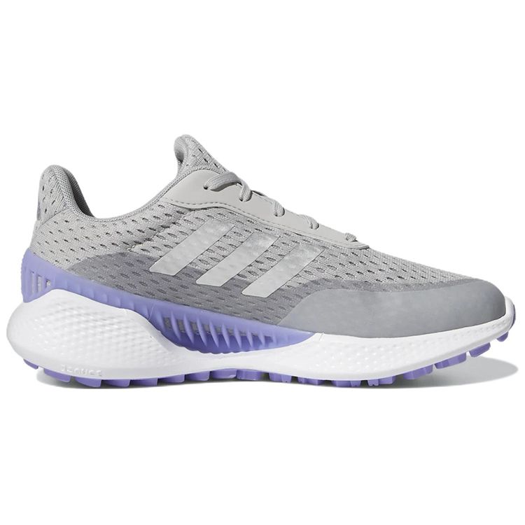 Adidas Summervent Spikeless Golf Grey Light Purple Women Sneakers Grey-Two Silver-Metallic GV9749