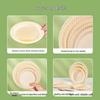 Eco-Friendly Biodegradable Corn Starch Disposable Round Plates