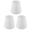 3PCS Modern European Style Fabric Lamp Shade E14 ClipOn Lampshade for Candle Chandelier
