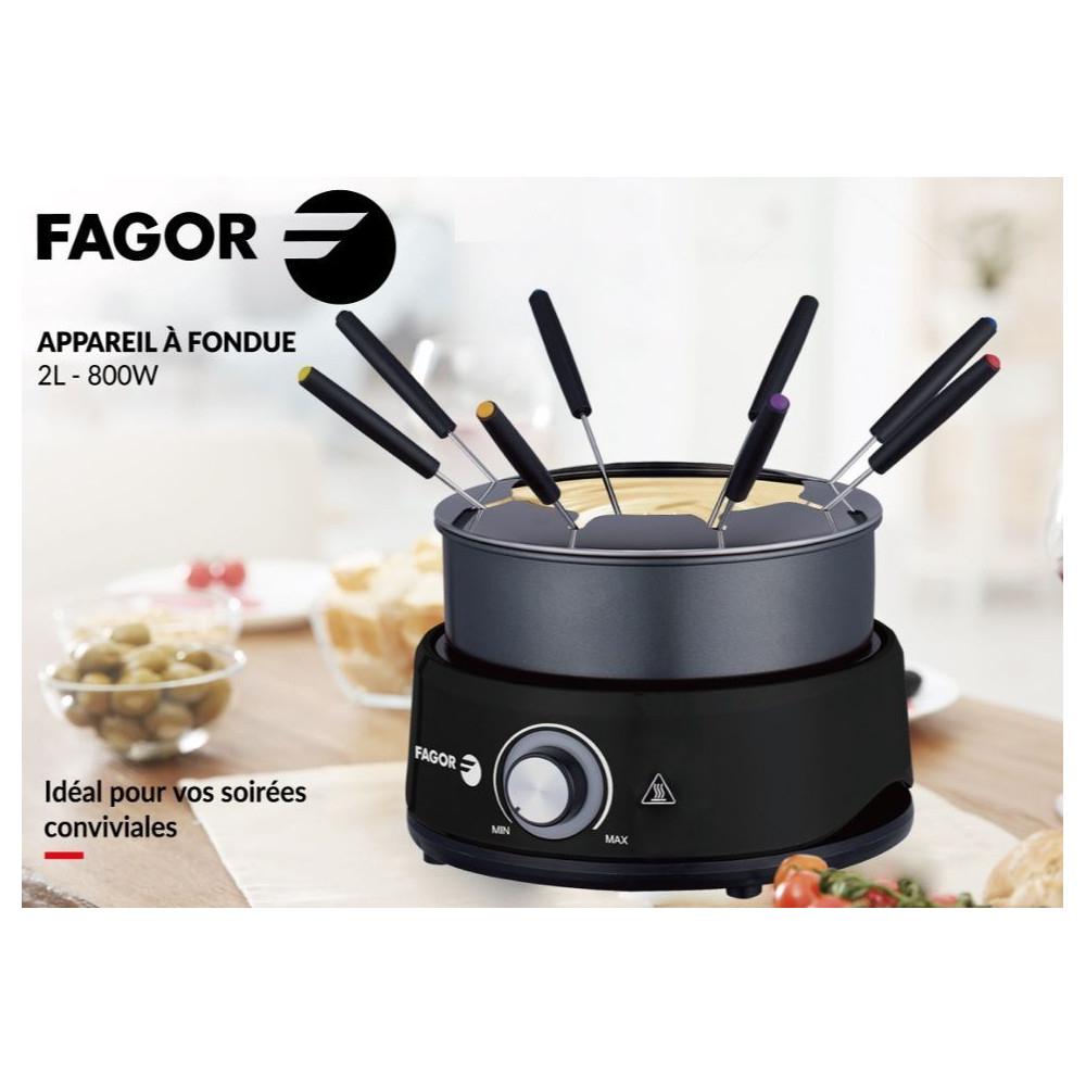 Fagor FGFD8 Electric Fondue Maker 1.6L Black/Gray