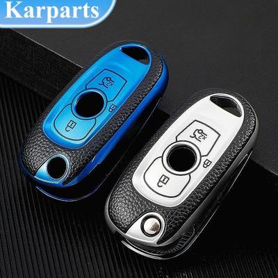 Lederen TPU Auto Flip Key Case Cover Shell Fob Voor Buick VERANO ENCORE GX GL6 Voor Opel Vauxhall Astra K corsa E Auto Styling Accessoires