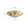 304 Deepened Stainless Steel Dinner Plate Korean Style Round Fruit Serving Dishes Trays Main Dining Noodles Platter Salad Bowl