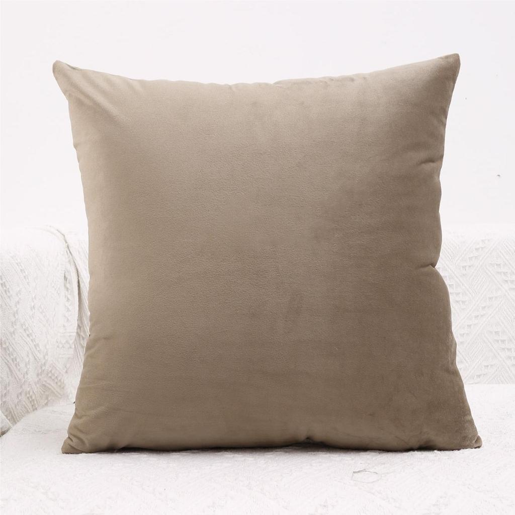 New Fashion Twill Velvet Pillow Cover Modern Simple Solid Color Pillow Home Living Room Sofa Bedroom Cushion Cover
