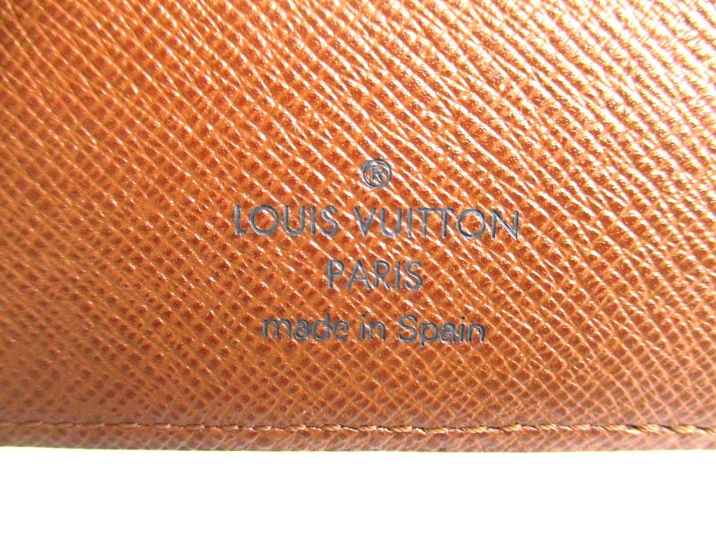 Authentic LOUIS VUITTON Monogram Brown Leather Bifold Bill Wallet M60930 #b257  Open Box