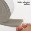 2M Wearable Sliding Window Weather Strip Soundproofing Foam Door Bottom Seal Tape Dustproof Self Adhesive Window Gap Hardware