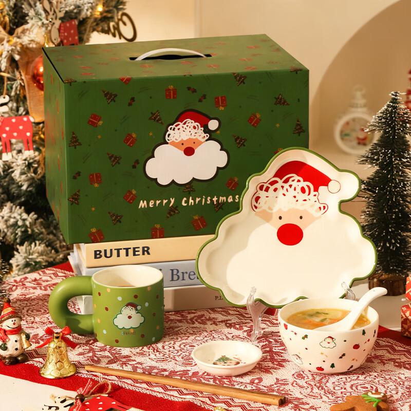 Cartoon Ceramic Christmas Dinnerware Set