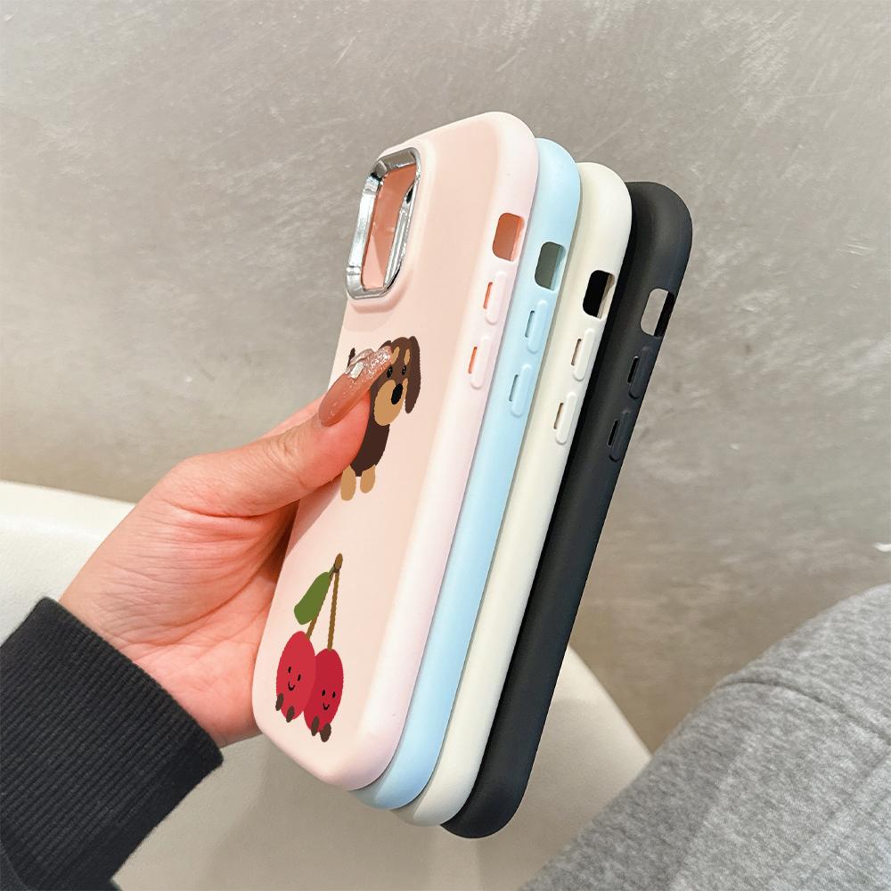 Pro Vivo V23 V25 V27 V29 V30 Y27S Y28 Y33S Y36 Infinix Hot30I Hot40 Tecno Spark20 Kreslená Černá Kočka Stříbrný Okraj Měkké Tekuté Silikonové Ochranné Pouzdro