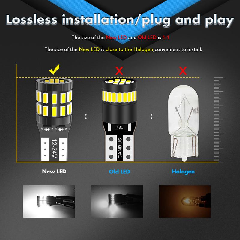 10pcs T10 W5W Car Led Canbus Light Bulbs For Kia Rio 3 4 Sportage R Ceed K2 K5 KX5 K3 Interior Reading Parking Lights No Error