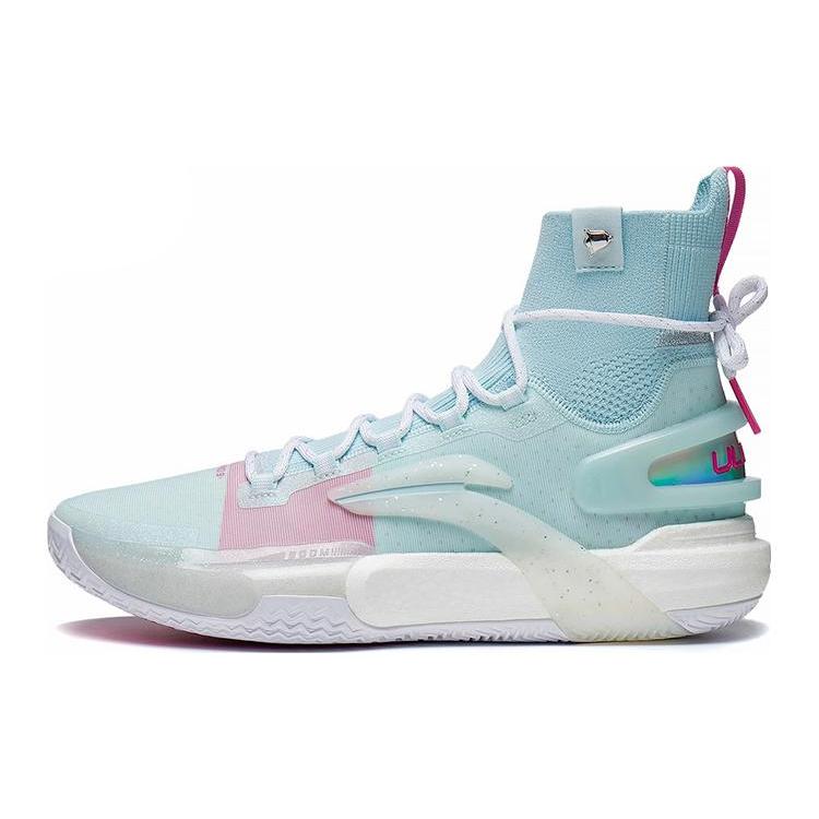 Li Ning Speed 9 Ultra Game Ready Mesh Dämpfung Rutschfest Abriebfest High-Top Basketballschuhe Herren ABAT013-1