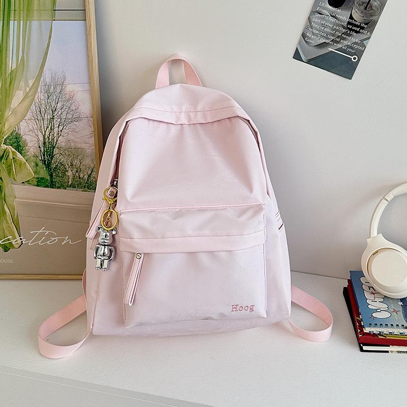 Casual versatile backpack women's new fresh and fashionable junior high school high school student schoolbag travel backpack