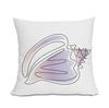 45x45cm Conch Shell Print Pillowcase Living Room Sofa Chair Cushion Cover Bedroom Room Home Decoration