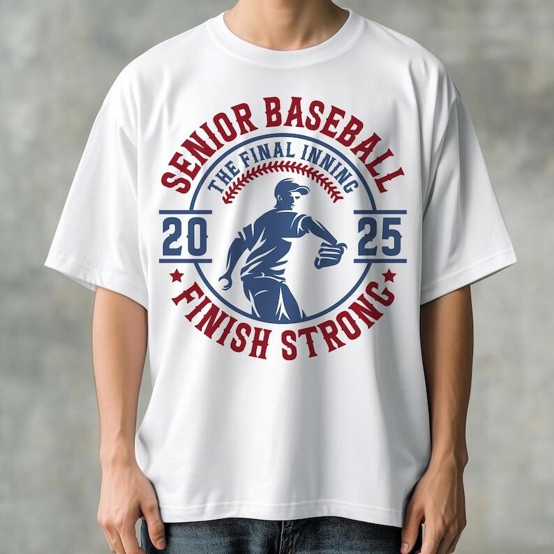 Baseball Senior 2025 Mom Tshirt Baseball Mom Tshirt Senior Mom Tshirt S