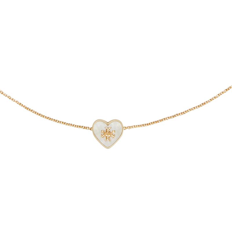 Tory Burch Logo Design Brass Necklace Unisex necklace Gold 160160-700