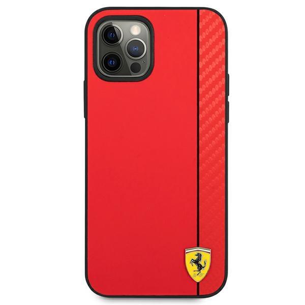 Ferrari Fesaxhcp12Lre Iphone 12 Pro Max6,7 Czerwony/Red Twarde Etui On Track Carbon Stripe