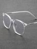 1PC Fashion Square Plastic Frame Anti-Blue Light Clear Glasses For Daily Office Reading Life Eye Protection Accessories.