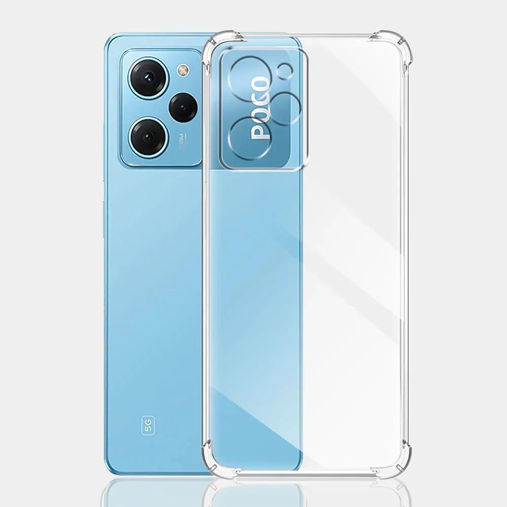 For Xiaomi Poco X5 Pro Case Silicone Soft Shockproof Transparent Cover For Poco X5 Clear Phone Case For Poco X5 Pro Funda Coque