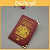 Pu Leather Passport Holder And Card Organizer Waterproof Multifunctional For Home Travel Accessories