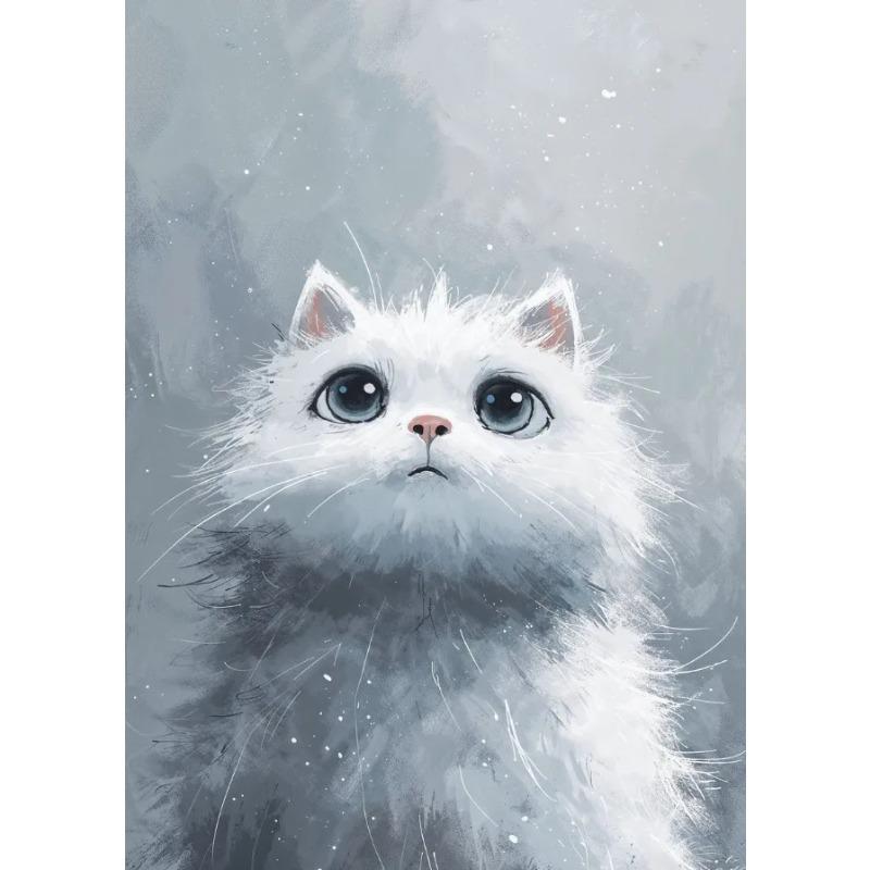 Funny Cute Smile Animals Kitten Koala Fox Lamb Posters Canvas Printing Vintage Wall Art Picture for Living Room Home Decor Gifts