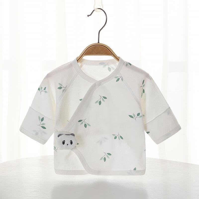 Pijama Nou-născut din Bumbac Pur Ultra-Subțire, Costum Călugăr pentru Bebi pentru Vară