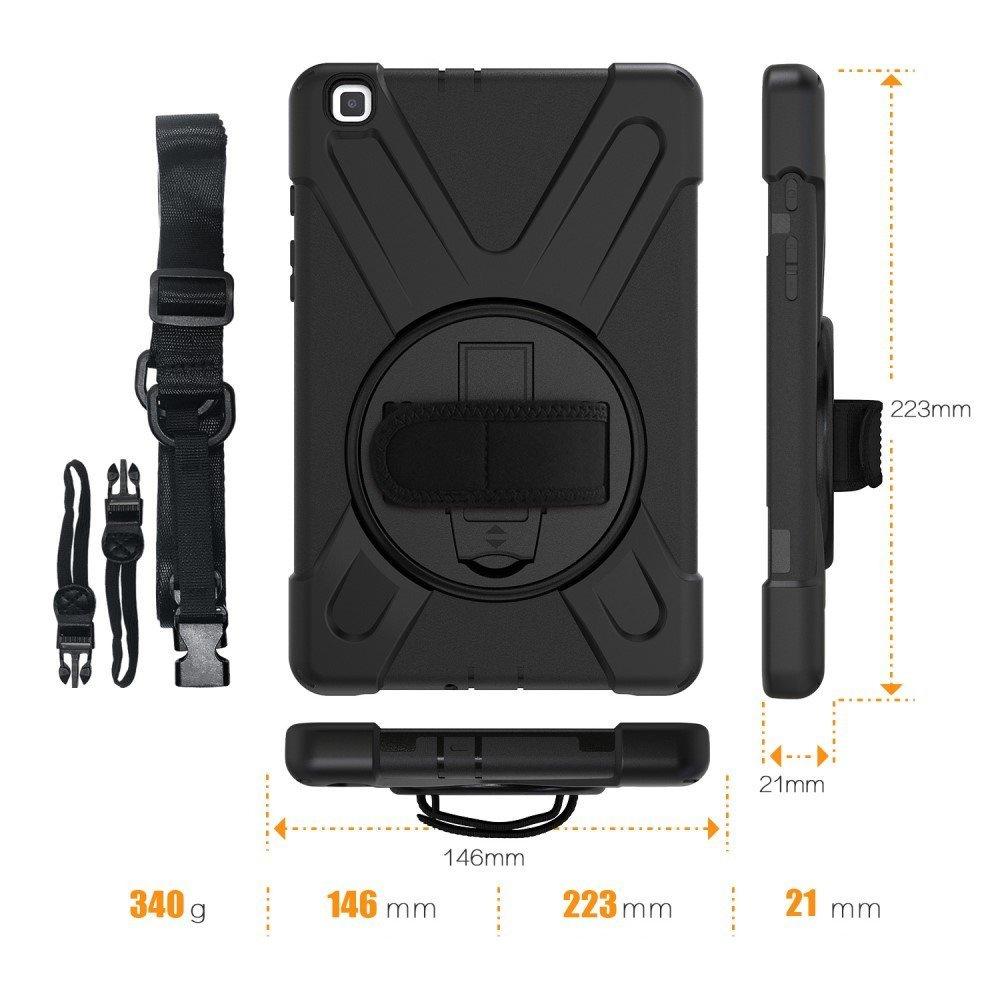 Case for Samsung Galaxy Tab A8 8" 2019, X-Shape Case, Black