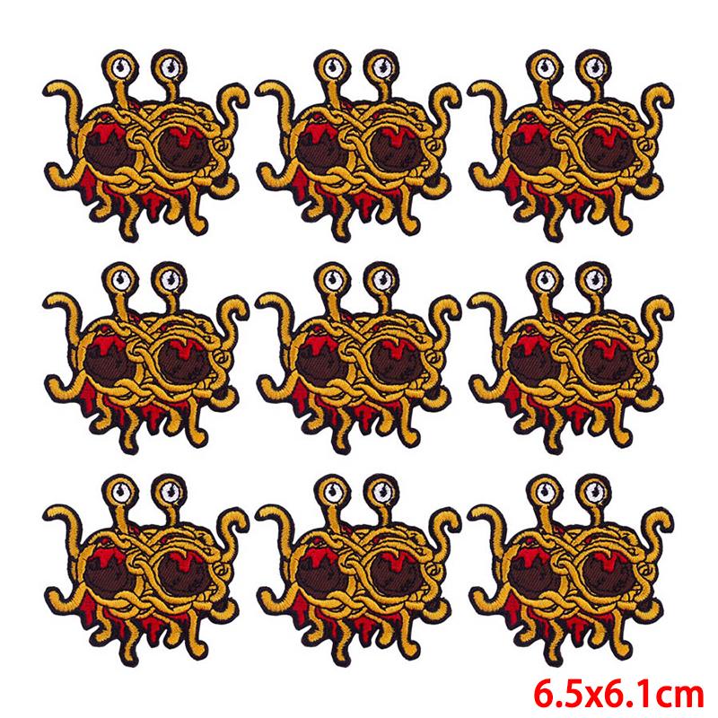 10 Pcs/lot Wholesale Embroidery Patch Iron On Patches For Clothing Patches On Clothes Jackets Decor Applique Sew Supplies